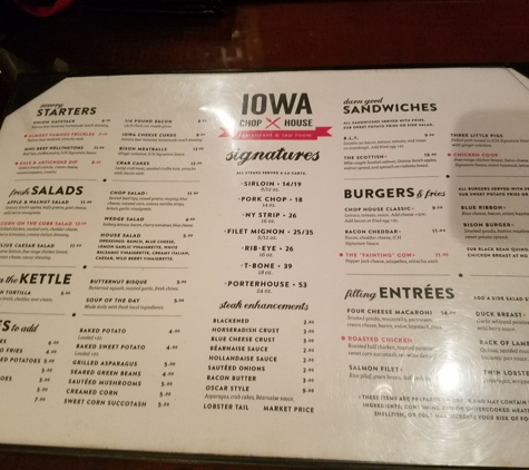 Iowa Chop House - Iowa City, IA