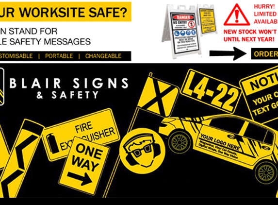 Blair Signs & Safety - Paget, QLD. Safety Signs Are Necessary For The Safety Of Everyone At Your Workplace