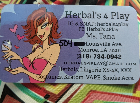 Herbals 4 Play - Monroe, LA