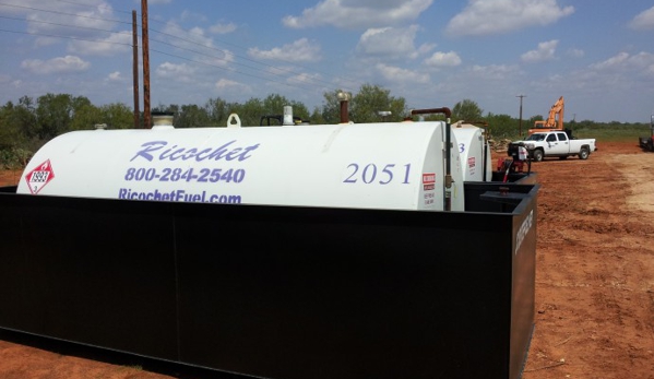 Ricochet Fuel Distributors, Inc. - Euless, TX. Dyed diesel and diesel available at your location in Dallas TX