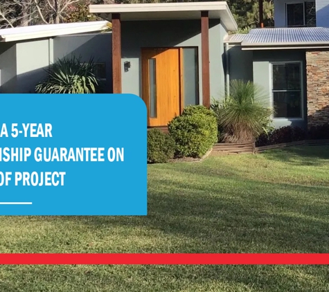 Preferred Painting Services - Erina, NSW. We offer a 5-year workmanship guarantee on any type of project.