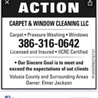Action carpet and window cleaning