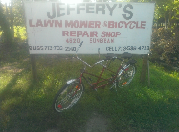 Jeffery's Lawnmower & Bicycle Repair Shop - Houston, TX