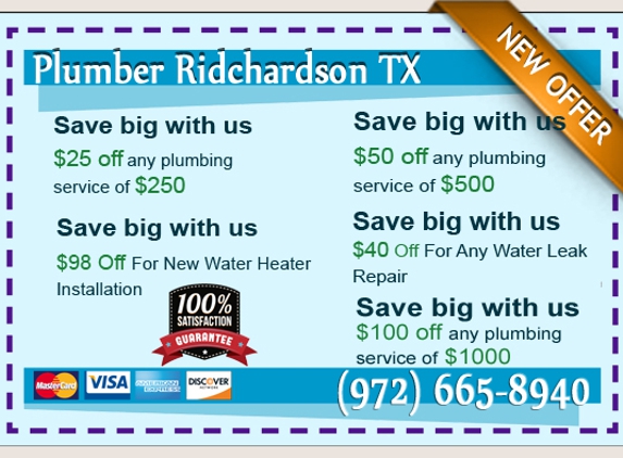 Plumber Richardson Texas - Richardson, TX. Plumber Richardson Texas