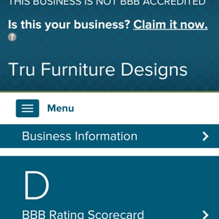 TRU Furniture - Small Space Living - Fresno, CA. Better Business Bureau’s grade for this business.