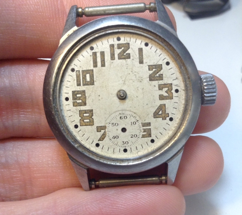 Duty's Watch and Clock Repair - Lost Creek, WV. WW2 Waltham, with sweep seconds, made for the US Army, this one is mine but am going to restore it someday.