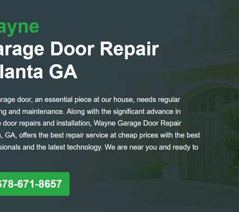 Wayne Garage Door Repair - Atlanta, GA
