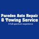 Paredes Auto Repair & Towing Service