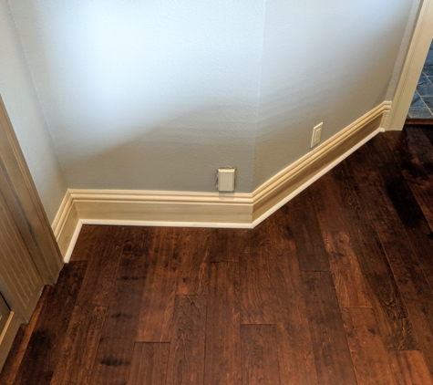 Handy Brit llc - Sarasota, FL. Custom baseboard installation