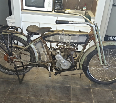 Bikers Edge - Wichita, KS. The 1914 on display in the shop... Definitely a sight to see!