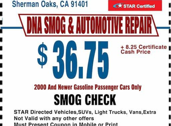 DNA Smog & Automotive Repair - Sherman Oaks, CA