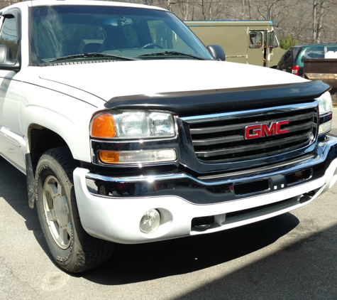 All American Auto Body - Columbus, NC. New grille and bumper.