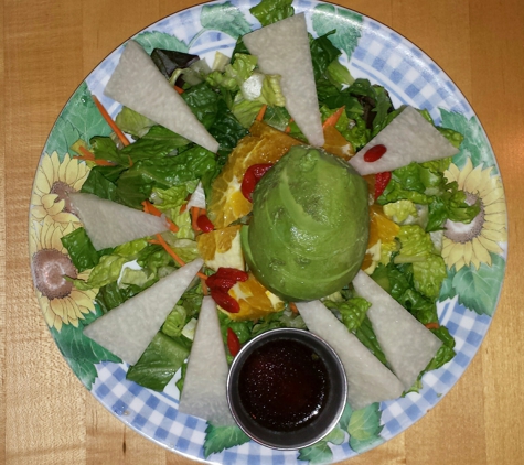 Sunflower Vegetarian Restaurant - Falls Church, VA. Jicama Salad with Goji Berries
