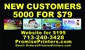 5000 BUSINESS CARDS $79 - Print Advertising