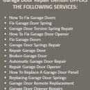 Garage Door Repair Denton - Garage Doors & Openers