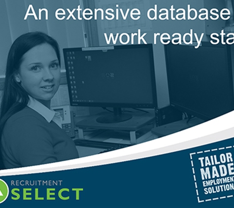 Recruitment Select - West Wodonga, VIC. An extensive database of work ready staff.
