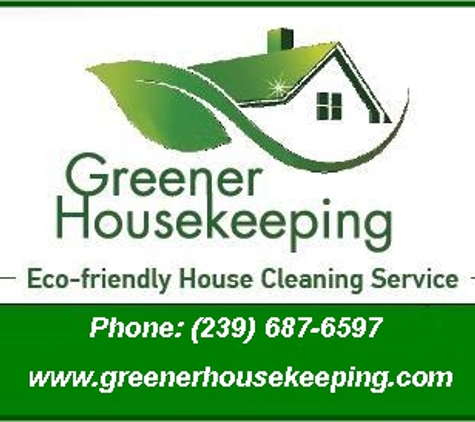 Greener Housekeeping - Cleaning Services - Naples, FL