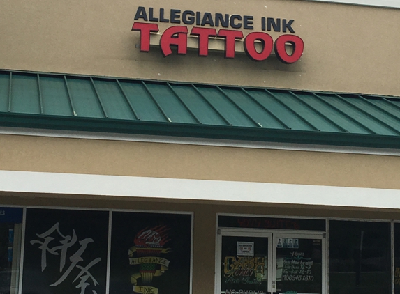 Allegiance Ink Tattoo - Augusta, GA. Front door