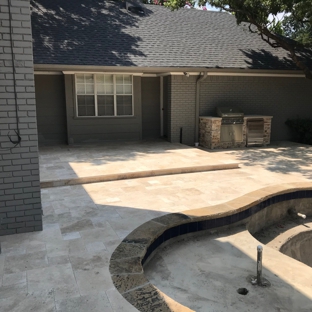 Hobert Pools - Murphy, TX. since mr. mcguire does not like to tell the truth pavers at completion