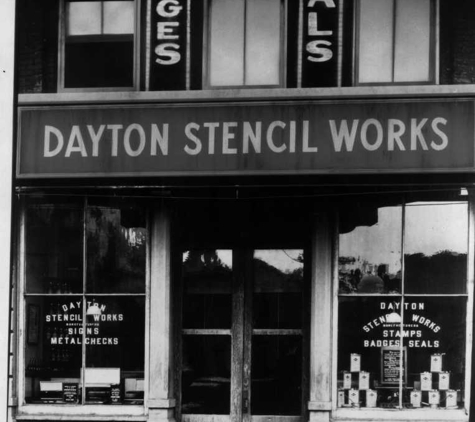 Dayton Stencil Works Co The - Dayton, OH. Building facade 1920's