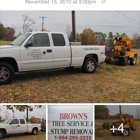 BROWNS TREE SERVICE