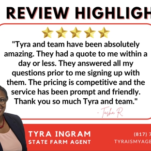 Tyra Ingram - State Farm Insurance Agent - Fort Worth, TX