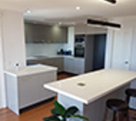 Build Complete - Cooee, TAS. Kitchen Renovation - EvoStone Benchtops In Penguin