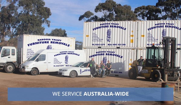 Barossa Valley Furniture Removals & Storage. We Service Australia-Wide