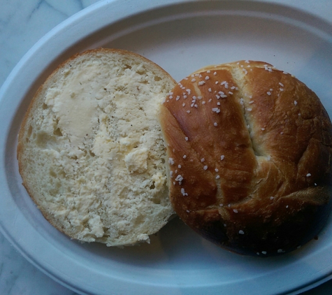 Noah's New York Bagels - Burbank, CA. Butter pretzel bagel