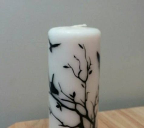 Exclusive Engravings LLC - Richmond Hill, GA. Create custom candles with your own special message