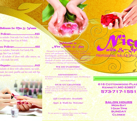 Nice Nails & Spa - Kennett, MO