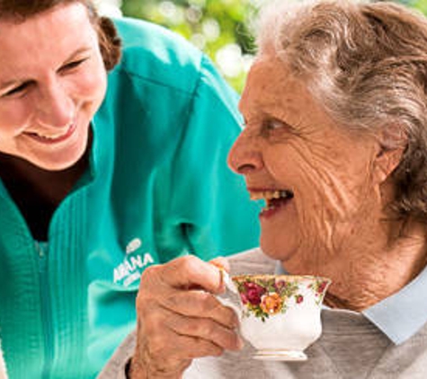 Amana Living - Subiaco, WA. A resident enjoying a cup of tea