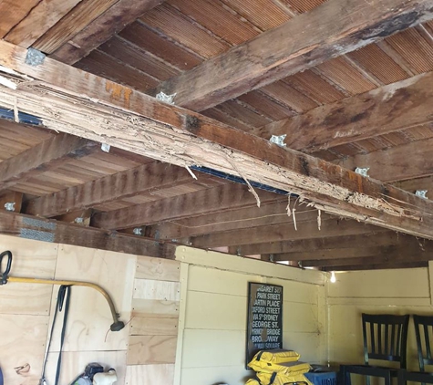 Proterm Termite & Pest Specialists - Kingaroy, QLD. Termite damage on structural beam