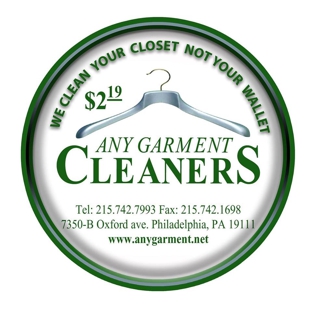 Any Garment Cleaners - Philadelphia, PA