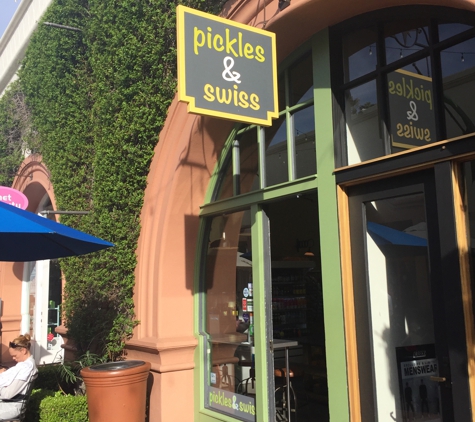 Pickles & Swiss - Santa Barbara, CA. In an alley way off state street is the entrance