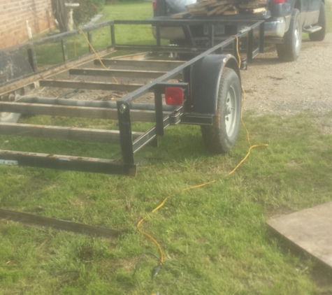 PEMBERTON WELDING - mineral wells, TX. Replacement of trailer beds