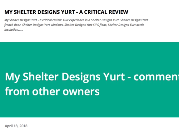 Shelter Designs Yurts - Missoula, MT. My blog about experience in a SDyurt: www.my-experience-shelterdesigns.yurt.blogspot.pt