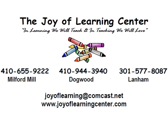 The Joy of Learning Center II - Windsor Mill, MD