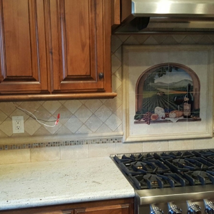 Pro Choice Decor - Chino Hills, CA. Remodeled kitche new cabinets and back splash. Textured and paint