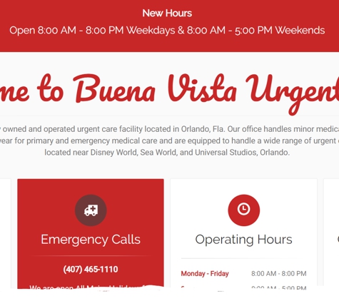Buena  Vista Urgent Care - Orlando, FL