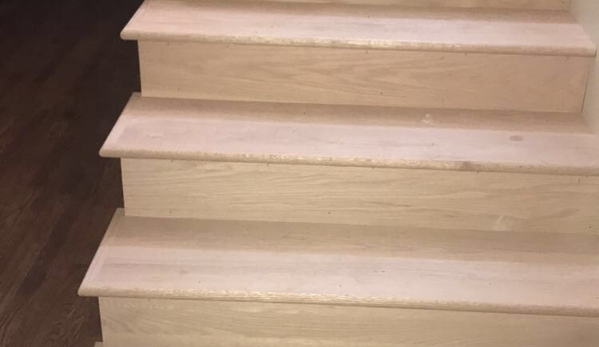 Zavala Flooring Service - Austin, TX. Hardwood floors stairs prep final