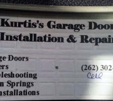 Kurtis's Garage Door Installation & Repair - Thiensville, WI