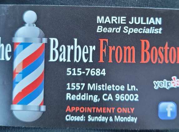 Barber from Boston - Redding, CA