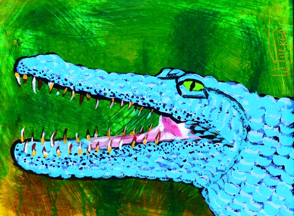 William Tucker Art - New Orleans, LA. Blue Gator