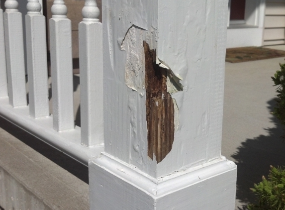 Masullo Brothers Builders Inc - Schenectady, NY. Masullo built a house in 2003. Except the supporting beam, all three porch also strangely rotted from inside while outside seems fine.