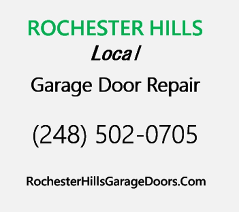 Rochester Hills Local Garage Door Repair - Rochester Hills, MI
