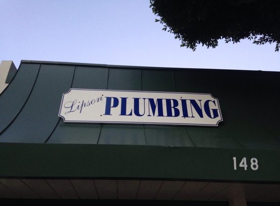 Lipson Plumbing Inc. - Los Angeles, CA. Signage