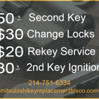 Mitsubishi Key Replacement Frisco