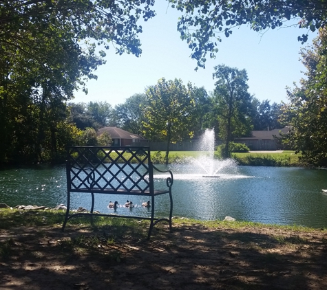 Belmont Assisted Living - Montgomery, AL. A view from the private pond