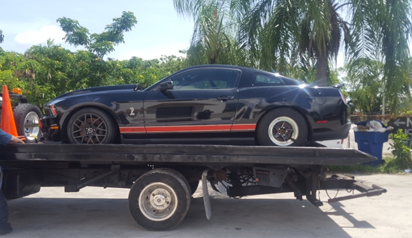 Carlos Escobar Towing - West Palm Beach, FL. Towing a Gt500 from W.P.B to Tampa